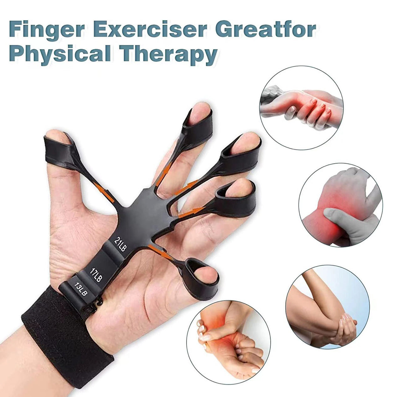🔥 Silicone Grip Device Finger Exercise  Stretcher Finger Gripper Stre –  Vortex Trends